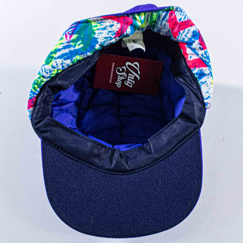 Columbia 5 Panel Neon Quilted Trapper Hat