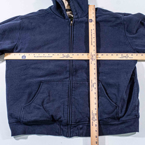 LL Bean Katahdin Iron Works Sherpa Lined Zip Hoodie