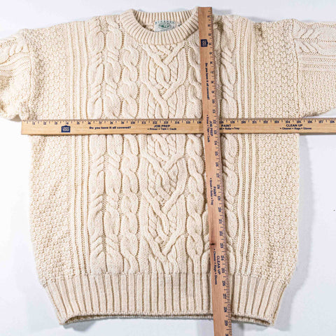 Blarney Woollen Mills Cable Knit Fisherman Sweater