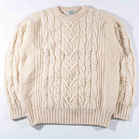 Blarney Woollen Mills Cable Knit Fisherman Sweater
