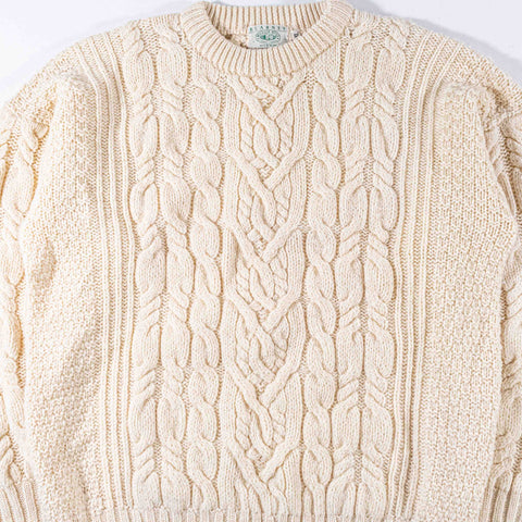 Blarney Woollen Mills Cable Knit Fisherman Sweater