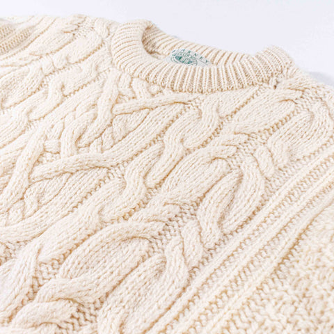 Blarney Woollen Mills Cable Knit Fisherman Sweater