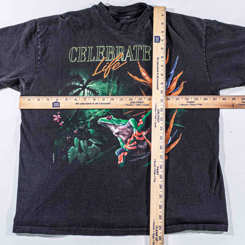 Celebrate Life Tree Frog Harlequin T-Shirt