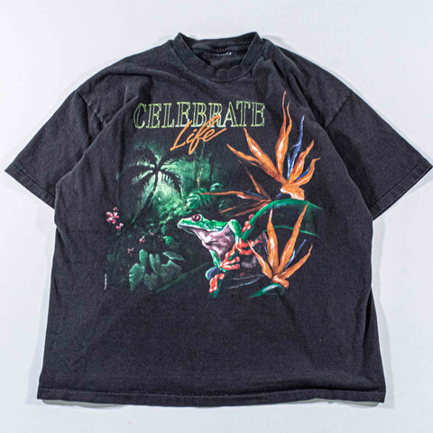 Celebrate Life Tree Frog Harlequin T-Shirt