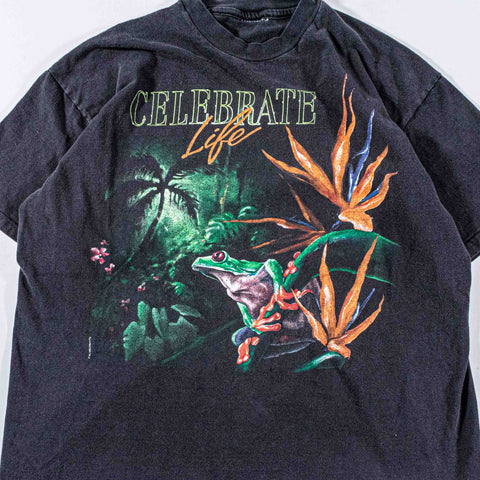 Celebrate Life Tree Frog Harlequin T-Shirt