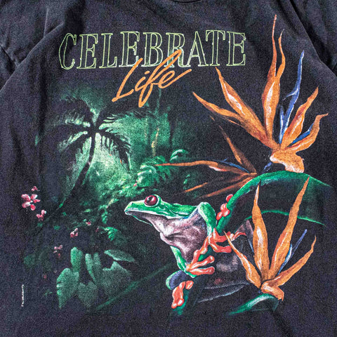 Celebrate Life Tree Frog Harlequin T-Shirt