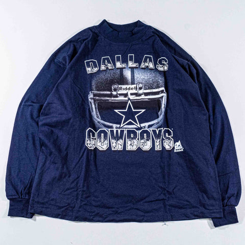 Dallas Cowboys Riddell Helmet T-Shirt Long Sleeve