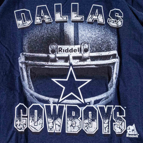 Dallas Cowboys Riddell Helmet T-Shirt Long Sleeve