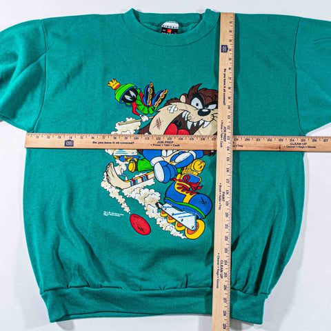Looney Tunes Taz Marvin The Martian Hockey Sweatshirt