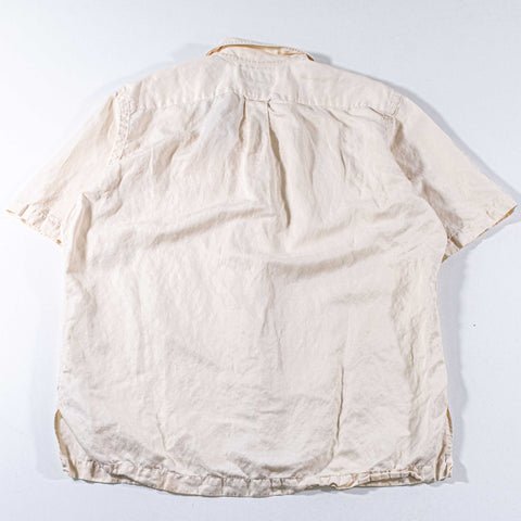Polo Ralph Lauren Caldwell Camp Shirt Silk Linen Loop Collar