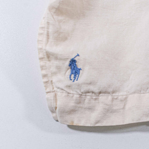 Polo Ralph Lauren Caldwell Camp Shirt Silk Linen Loop Collar