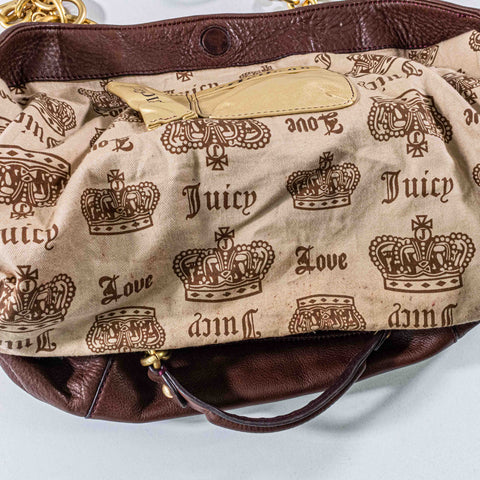 Juicy Couture Leather Cowhide Boho Purse