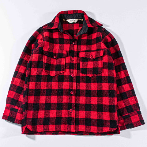Woolrich Buffalo Plaid Wool Button Shirt