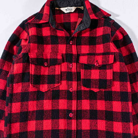 Woolrich Buffalo Plaid Wool Button Shirt