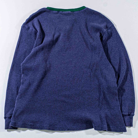 Disney Goofy Henley Waffle Long Sleeve Shirt