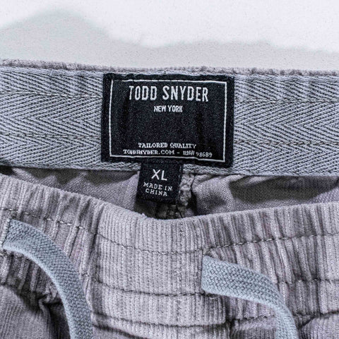 Todd Snyder Corduroy Pants Elastic Waist Drawstring