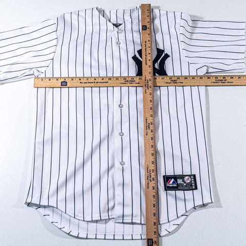 New York Yankees Mark Teixeira Majestic Jersey Pinstripe