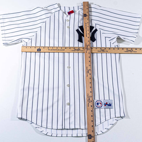 New York Yankees Jason Giambi Majestic Jersey Pinstripe