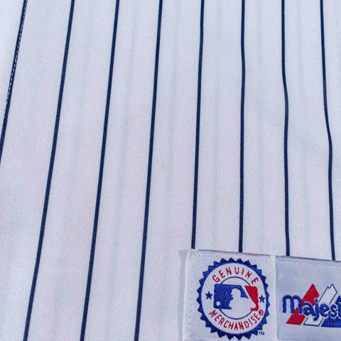 New York Yankees Jason Giambi Majestic Jersey Pinstripe