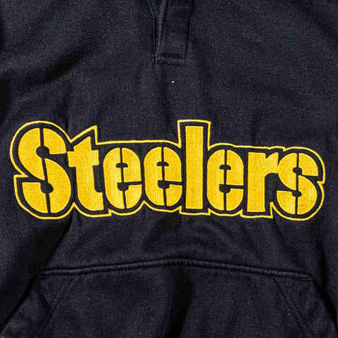 Pittsburgh Steelers Starter Henley Hoodie Sweatshirt