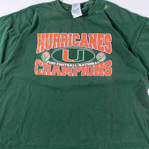 Miami Hurricanes 2001 National Champions T-Shirt