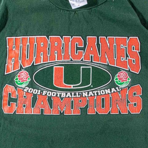 Miami Hurricanes 2001 National Champions T-Shirt