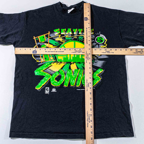 Seattle Sonics NBA Big Print T-Shirt Magic Johnson