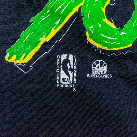Seattle Sonics NBA Big Print T-Shirt Magic Johnson