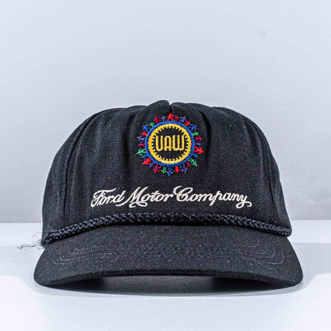 Ford Motor Company Rope Snapback Hat UAW United Auto Workers