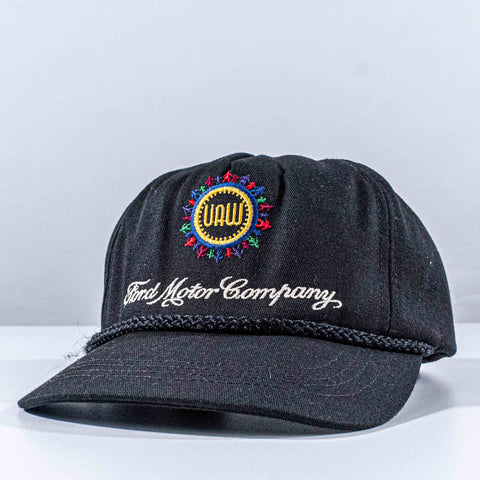 Ford Motor Company Rope Snapback Hat UAW United Auto Workers