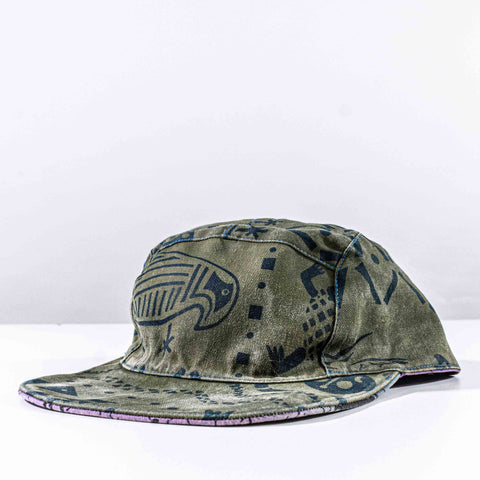 Zimbabalooba AOP Reversible 5 Panel Hat