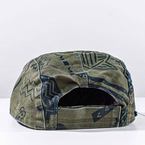 Zimbabalooba AOP Reversible 5 Panel Hat