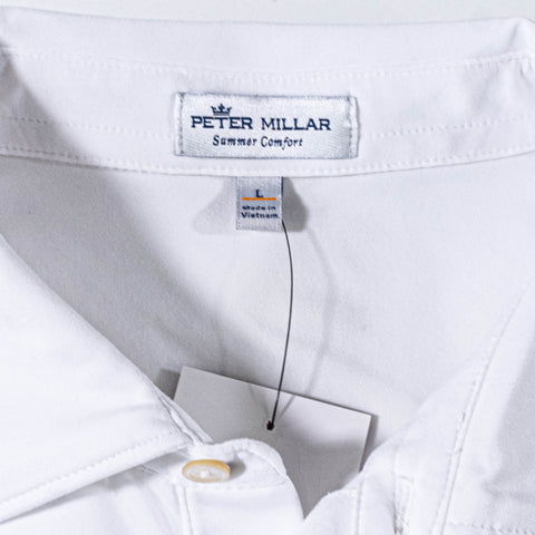 Peter Millar Summer Comfort CNBC Solid Performance Polo Shirt
