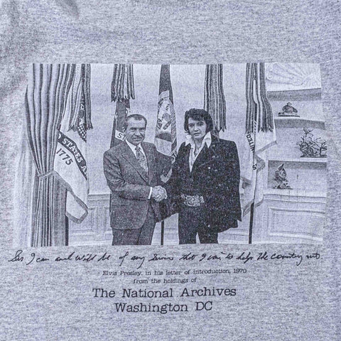 Richard Nixon Elvis Presley T-Shirt National Archive