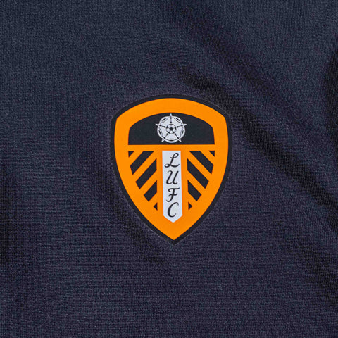 2022-23 Leeds United Adidas 1/4 Zip Hooded Training Top