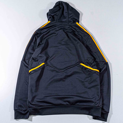 2022-23 Leeds United Adidas 1/4 Zip Hooded Training Top