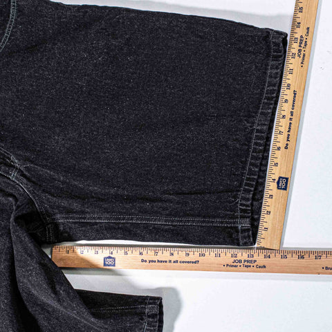 SouthPole Baggy Wide Leg Jean Shorts Jorts Silver Tab