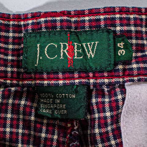J Crew Oarsman Tartan Plaid Chino Shorts