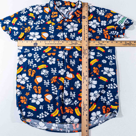 New York Mets Nathans Hot Dog Hawaiian Shirt