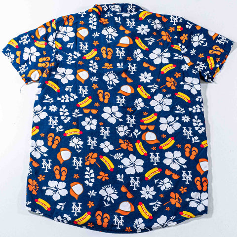 New York Mets Nathans Hot Dog Hawaiian Shirt