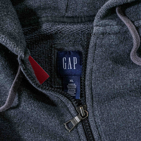 GAP Weave Style Zip Hoodie Sweatshirt