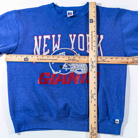 New York Giants Russell Athletic Sweatshirt Sun Faded