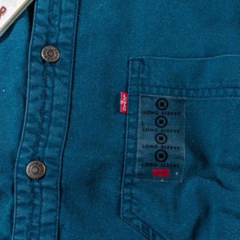 Levi's Denim Button Shirt Red Tab