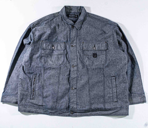 Pelle Pelle Marc Buchanan Denim Jacket Baggy Hip Hop