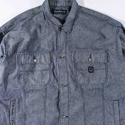 Pelle Pelle Marc Buchanan Denim Jacket Baggy Hip Hop