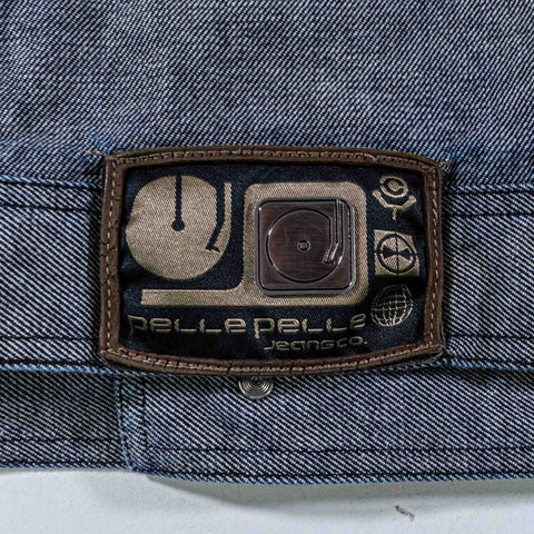 Pelle Pelle Marc Buchanan Denim Jacket Baggy Hip Hop