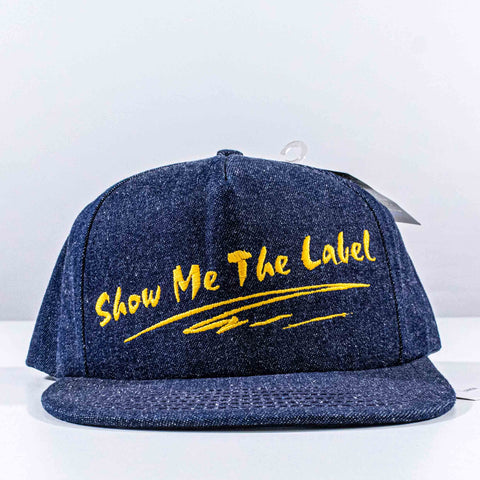 Show Me The Label UNION Made Denim Snapback Hat Made in USA SMWIA