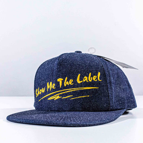 Show Me The Label UNION Made Denim Snapback Hat Made in USA SMWIA