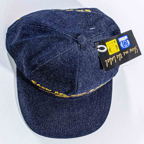 Show Me The Label UNION Made Denim Snapback Hat Made in USA SMWIA