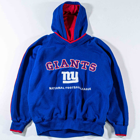 New York Giants Lee Sport Ringer Hoodie Sweatshirt